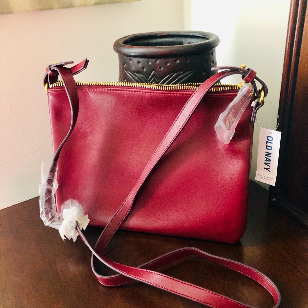 OLD NAVY  Dual-Zip Crossbody Bag for Women